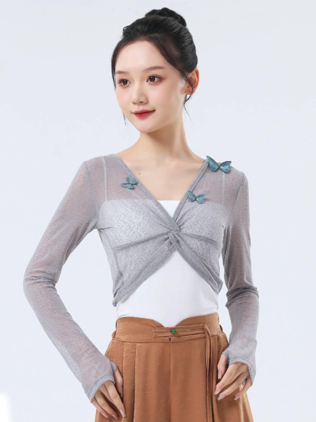 Modern dance exercise, female new adult dance jazz basic slimming body, diverse birthday training clothing