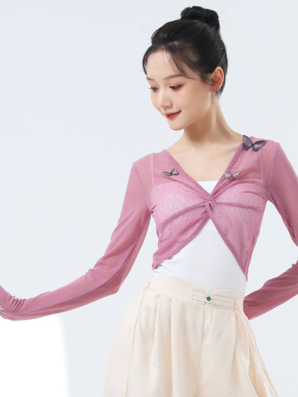 Modern dance exercise, female new adult dance jazz basic slimming body, diverse birthday training clothing