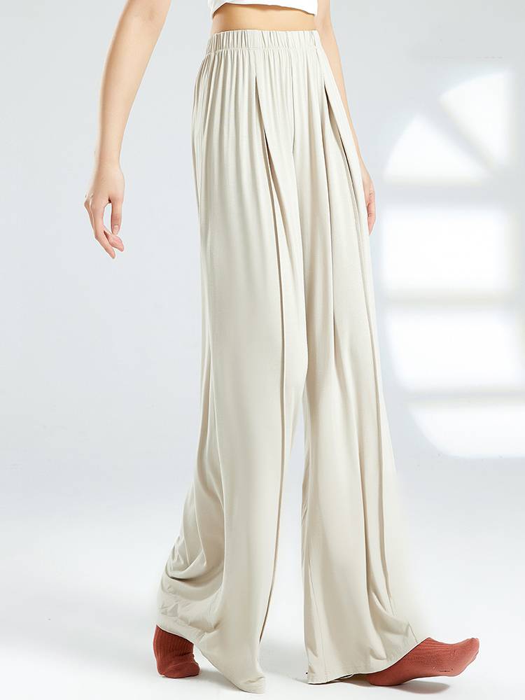 Modern dance clothing adult vertical straight pants Chinese classical dance -shaped dance clothing clothing, wide leg pants practice clothes