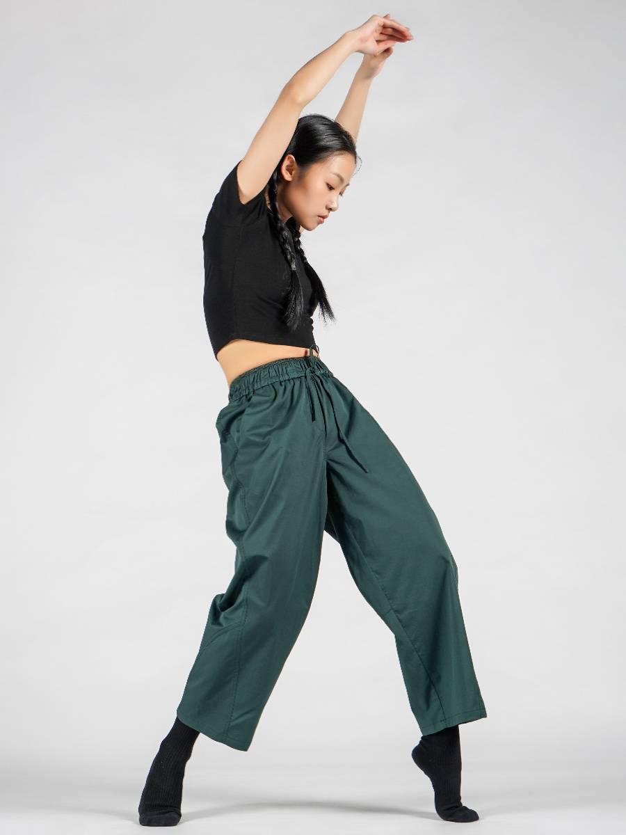 Put a Th352 Modern Dance Pants Pants Fire -Dry Dance Straight Tube Term Pants Loose Loose and Slender Lead