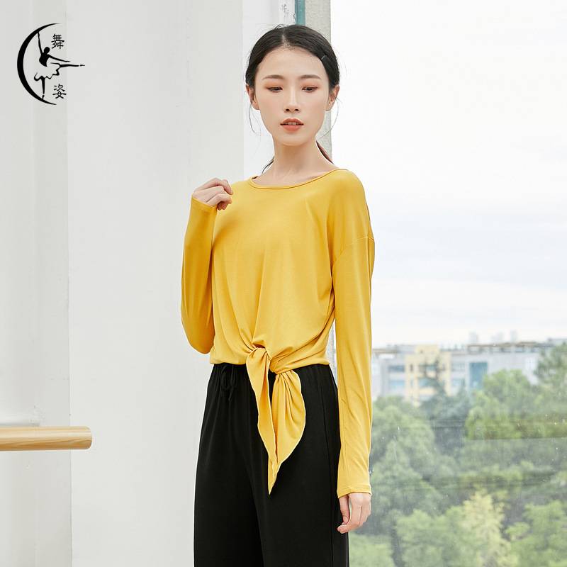 Modern dance training suit Loose Modal Top Tibetan training service Teacher dedicated yoga dancing clothing summer