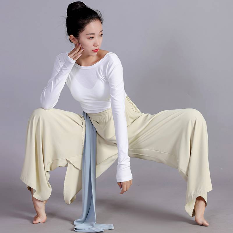 Modern Dance Practice Pants Women's Loose and Extraorded Advanced Wide Lead Pants Classical Dance Clothing Jazz Performance