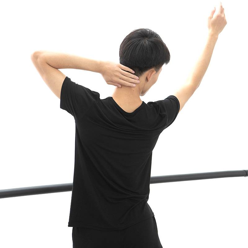 Dance practice service Men's loose student -shaped physical clothing modern dance classical dance Latin dance teacher Modal top