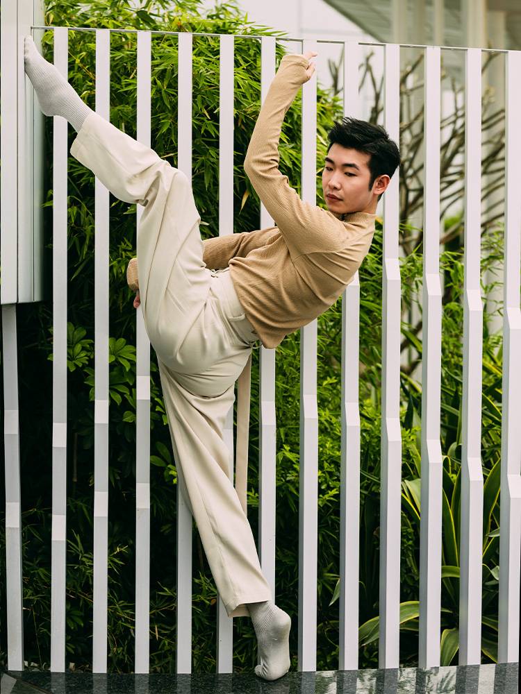 D388 Modern Dance Pine Pants Performance Dance Dance Training Pants Classical Dance Art Test Men and Women Trinker Hu Shen