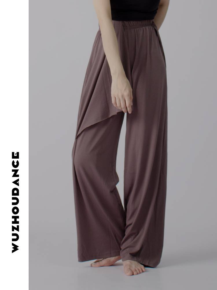 Dancezhou Danz Summer Drinking Pants Modern Dance Pants Wide -leg Pants Training Server Bing Feeling Women's Loose Yoga