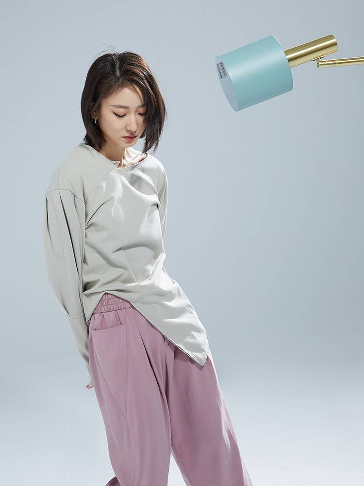 S32 dance practice service performances, loose top long -sleeved modern dance female original high -level original design