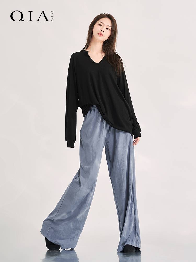 Kia Modern Dance Services can wear loose and loose summer thin art candidates practicing uniforms to perform dancing tops