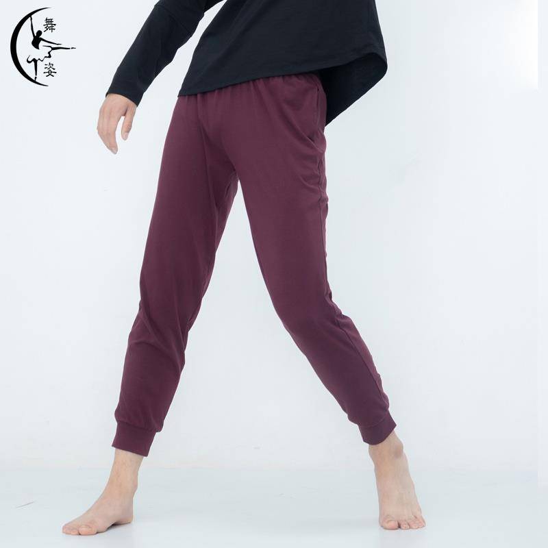 Dance clothing men and women adult loose radish pants Chinese modern dance beam pants art test pants