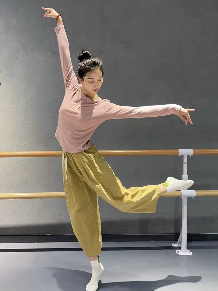 Classical Dance Modern Dance Server Women's Loose Cotton and Mainer Dance Pants Pants Chinese Dance National Dance Pants Performance Services