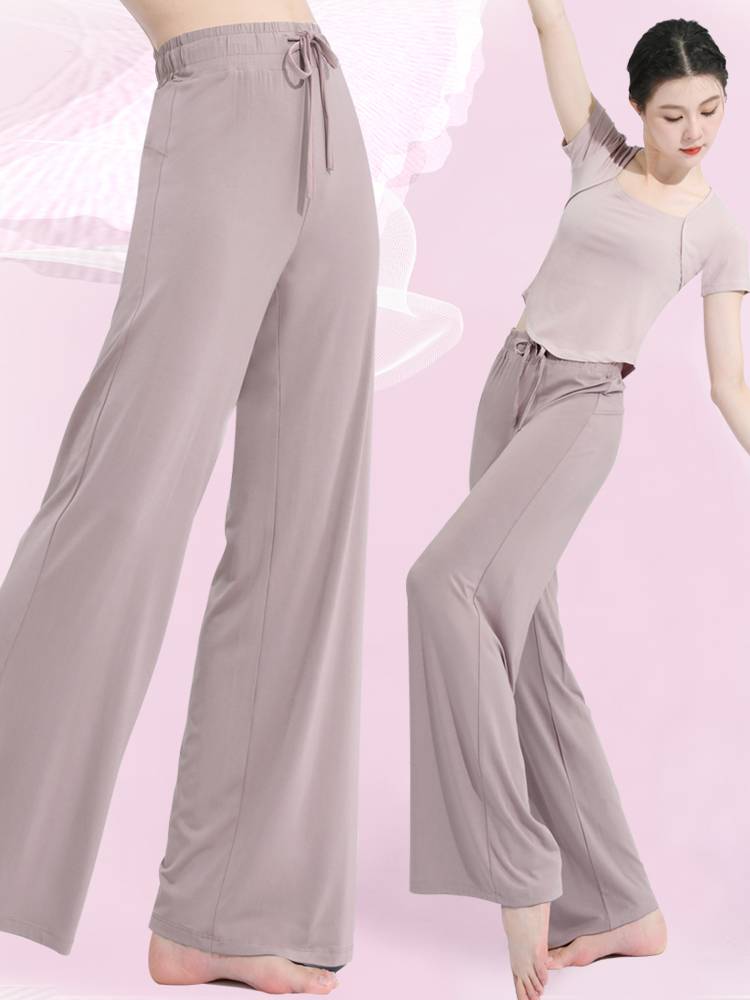 Summer dance practice service women Modal's elegant and wide legs, Chinese modern dance dance special pants