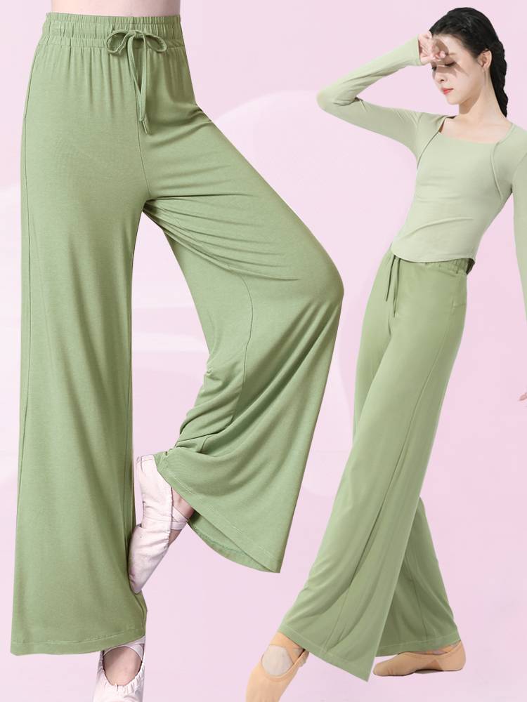 Summer dance practice service women Modal's elegant and wide legs, Chinese modern dance dance special pants