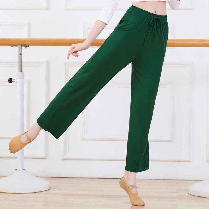 Dance pants women's wide adult loose body pants dance dancing ancient dance pants modern dance performance pants legs yogega pants