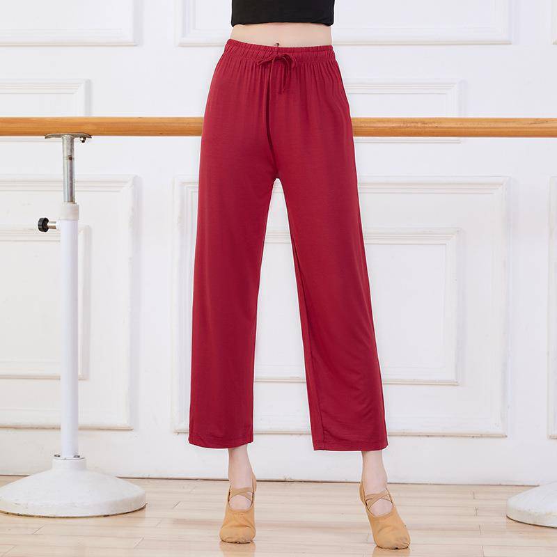 Dance pants women's wide adult loose body pants dance dancing ancient dance pants modern dance performance pants legs yogega pants