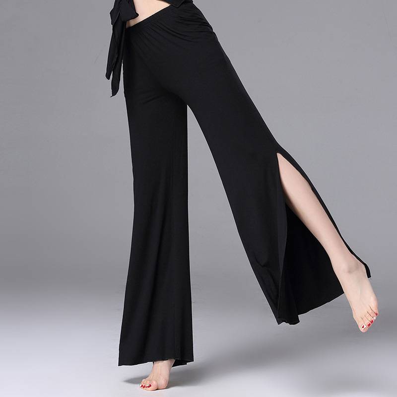 Dance pants women's loose wide -leg pants Modern dance practice pants Classical national dance pants straight pants Modal adult
