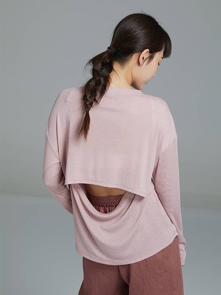 Gorgeous Solo Show Classical Dance Series Modern Dance Practice Server Long -sleeved Cover Daily Dance Series Slender Practice Service