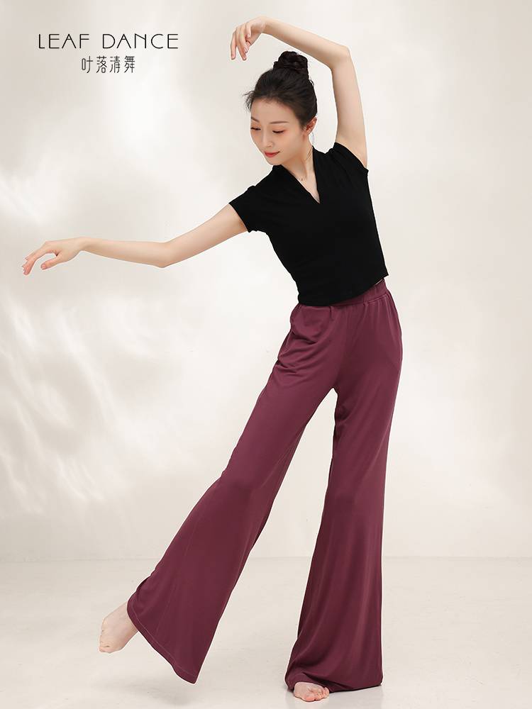 Ye Luo Qing Dance Modern Dance Sleeveless V -neck Valley Dance Dance Dress Daily Slim Classical Dance Practice Service