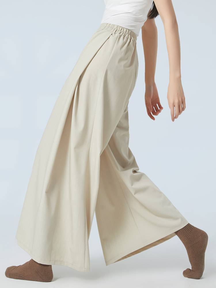 Modern dance practice pants female adult high waist wide -leg pants Chinese classical dance loose body training pants trousers