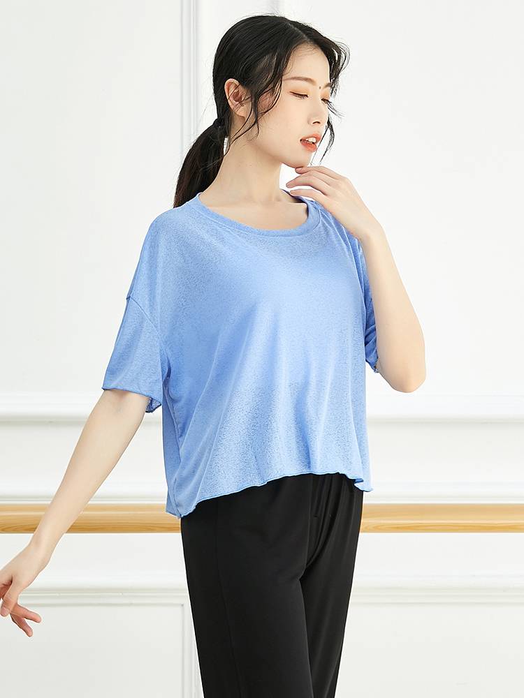 Split loose sexy and modern dance exercise service performance service ballet blouse Latin classical jazz dance service yoga