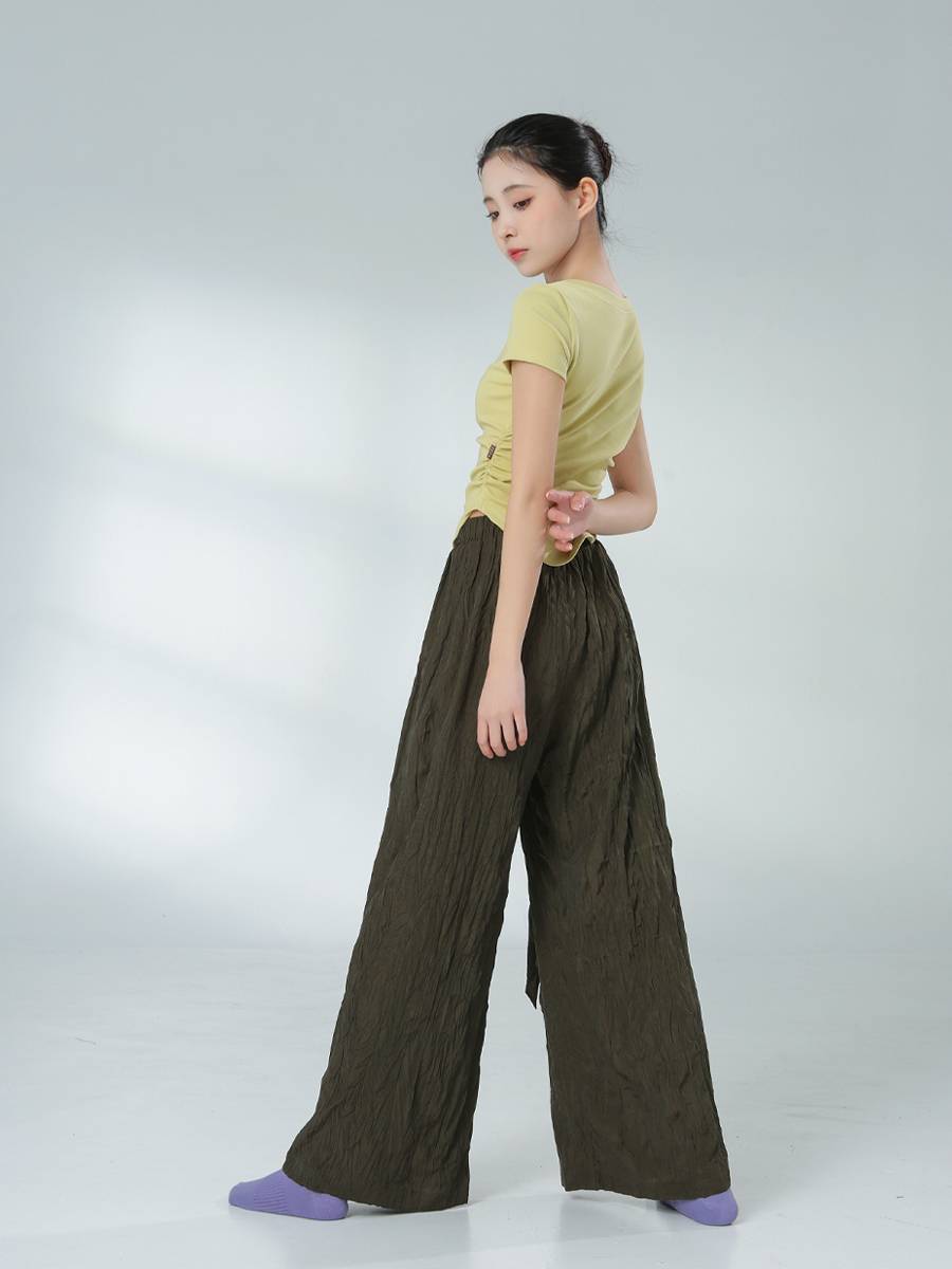 Little jasmine dance clothes short -sleeved female adult shape Chinese classical dance modern dance exercise uniforms are thin summer