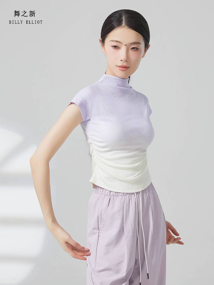Modern dance top classical dance clothes 2024 new Chinese dance adult shape short -sleeved summer dance practice service