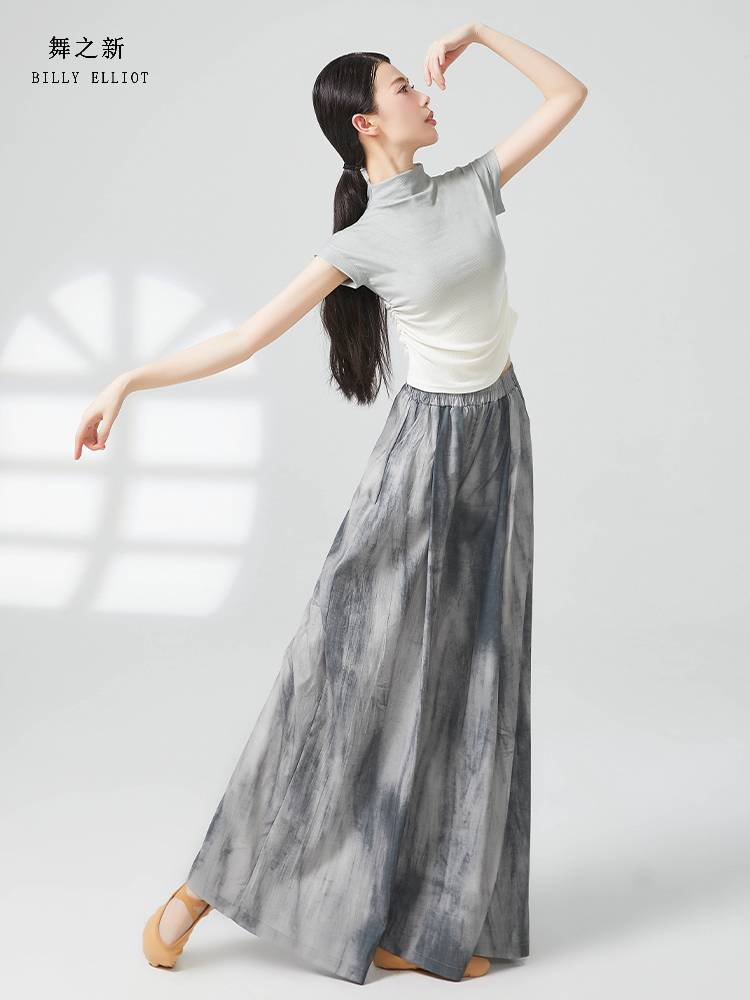 Modern dance top classical dance clothes 2024 new Chinese dance adult shape short -sleeved summer dance practice service