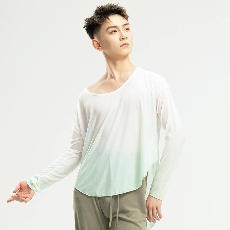 Summer men's and women's same classical dance clothes, elegant body rhyme gauze, Chinese dance modern dance style practice service