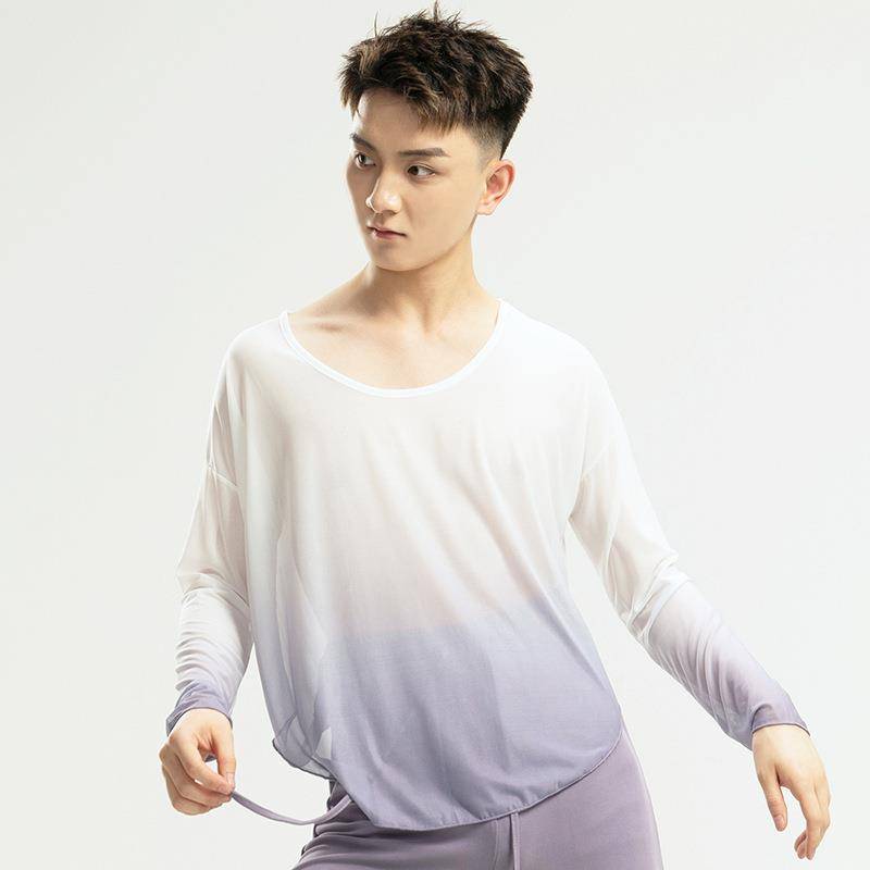 Summer men's and women's same classical dance clothes, elegant body rhyme gauze, Chinese dance modern dance style practice service
