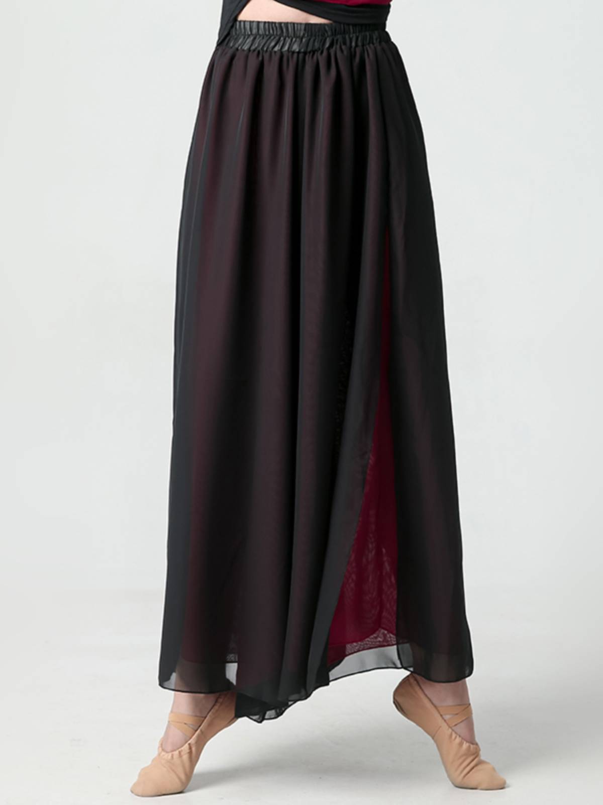 The new classical dance service national style modern dance exercises Chinese style lady's temperament is thin slim wide -leg pants