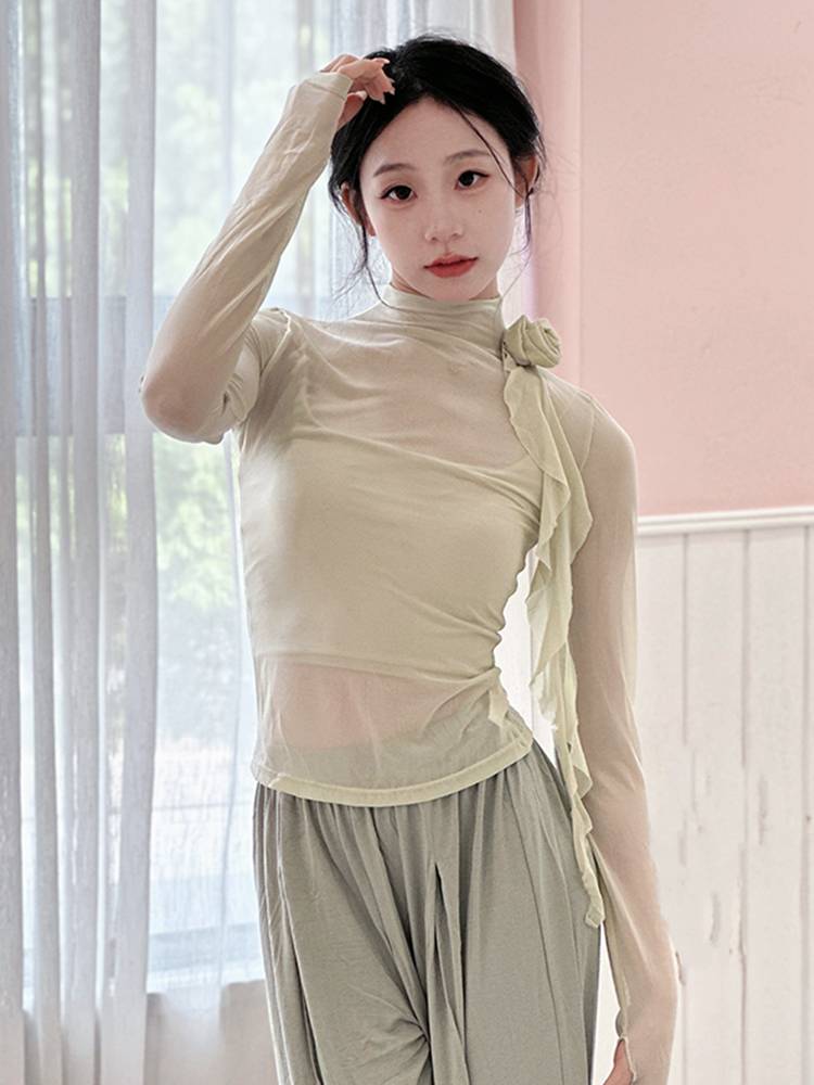 3359 Modern Dance Clothing Female Dance Modern Fita Training Summer New Modern Garma Adult Dancing Special Top