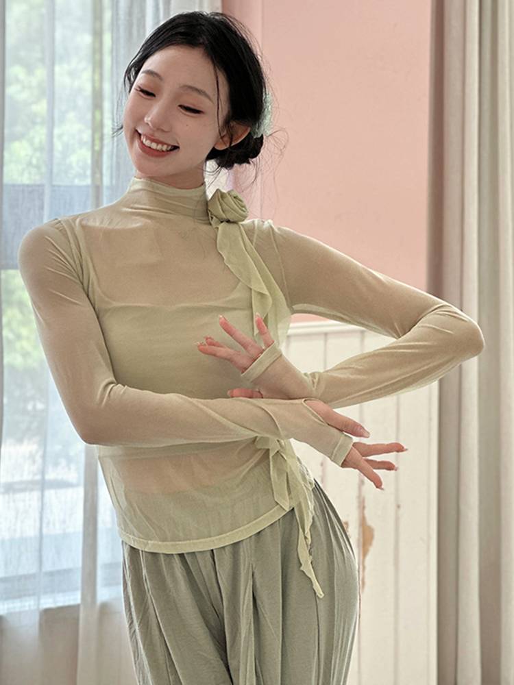 3359 Modern Dance Clothing Female Dance Modern Fita Training Summer New Modern Garma Adult Dancing Special Top