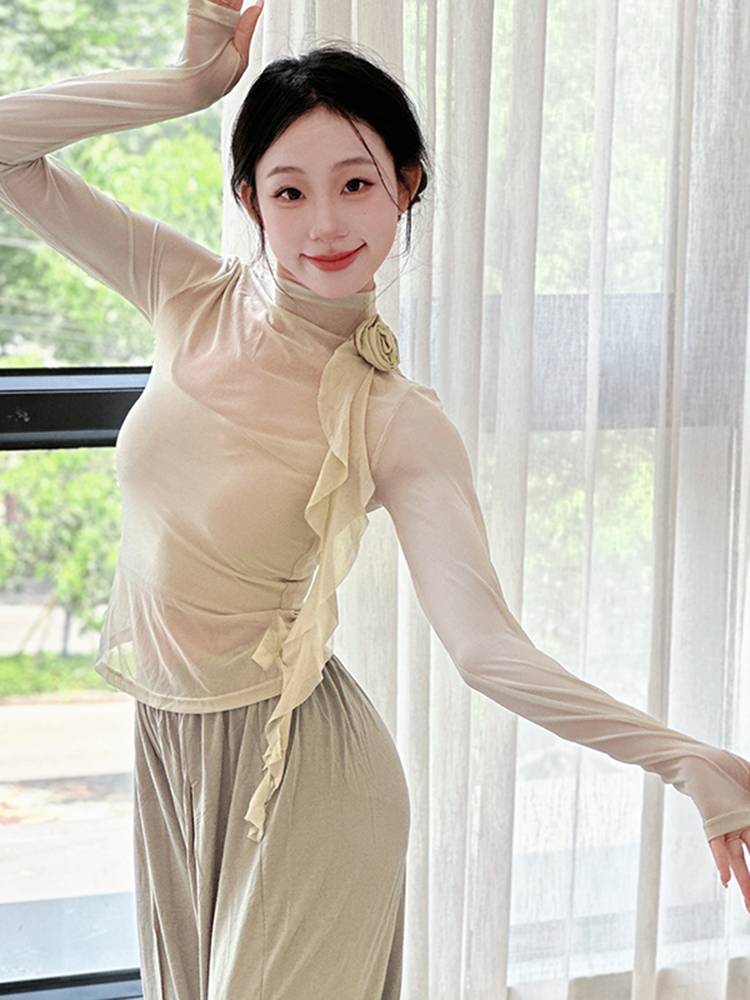 3359 Modern Dance Clothing Female Dance Modern Fita Training Summer New Modern Garma Adult Dancing Special Top