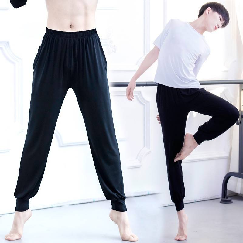 Men's dance service students' body clothes practicing exercises modern dance g, dance loose large size top dance pants