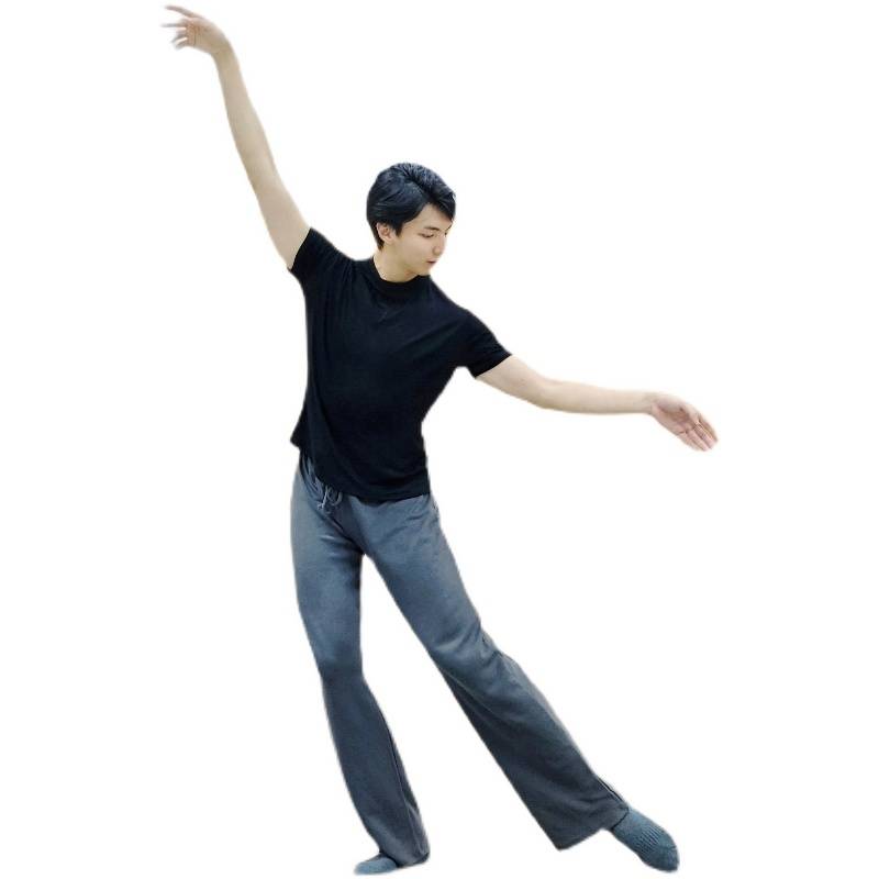 Modern dance exercise uniforms straight loose dance pants wide -leg pants men's and women's trousers training pants performance yoga pants