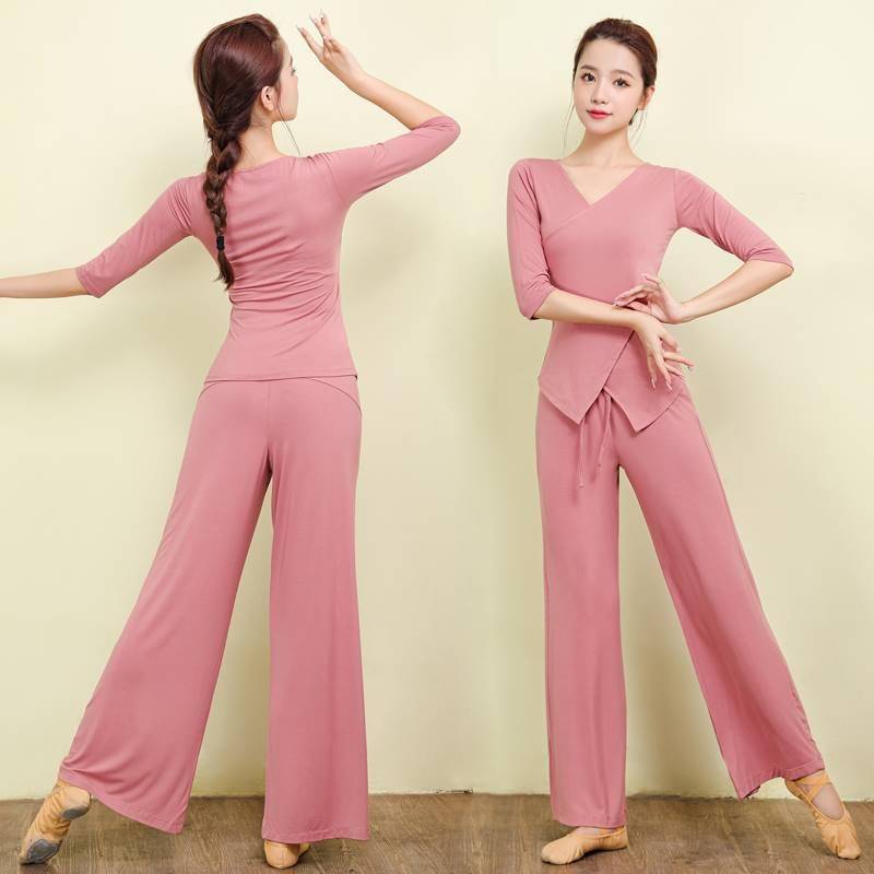 Dance practice service a new set of women's sets of classical dance dance service professional modern dance -shaped training suit