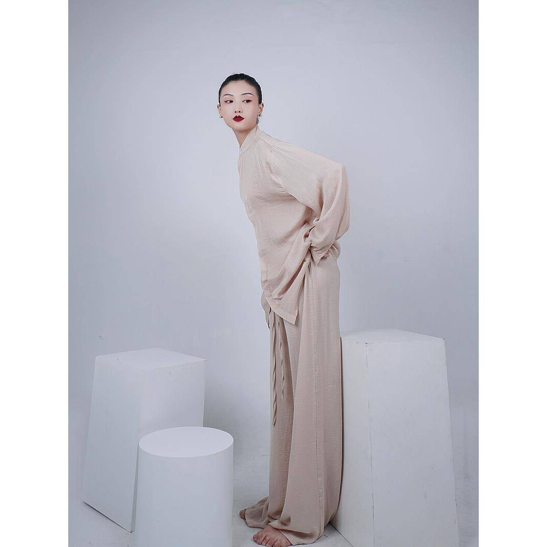 WYZ Gai Gai Homing Dance Modern Dance Dance Dance Shirt Wide -Leg Pants Performance Server Jazz Loose Shirt Men and Women