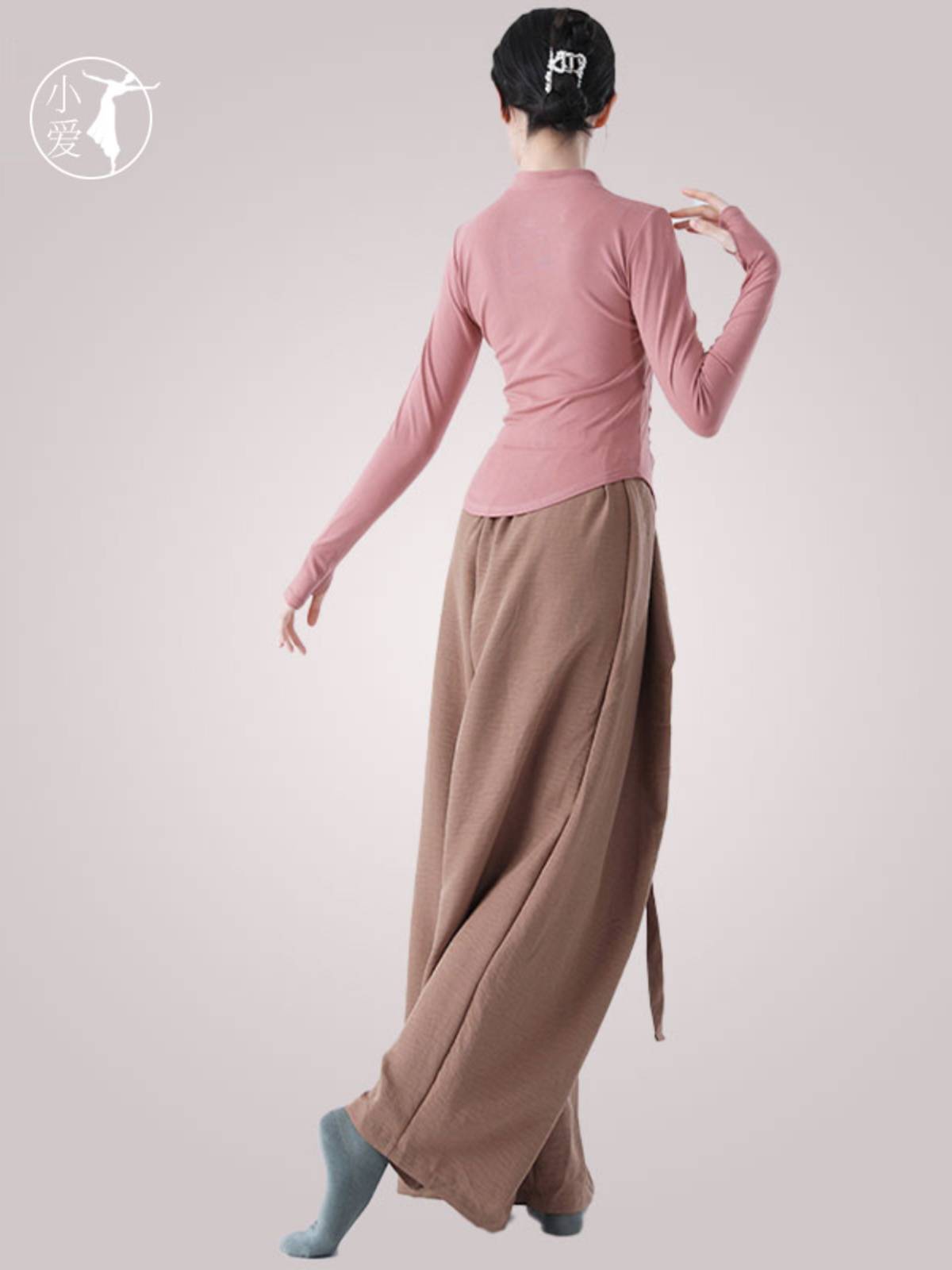 2024 New Modern Dance Practice Dance Fun Lead, Broad -legged Men and Women Classical Dance Pants Loose Professional Dance Pants