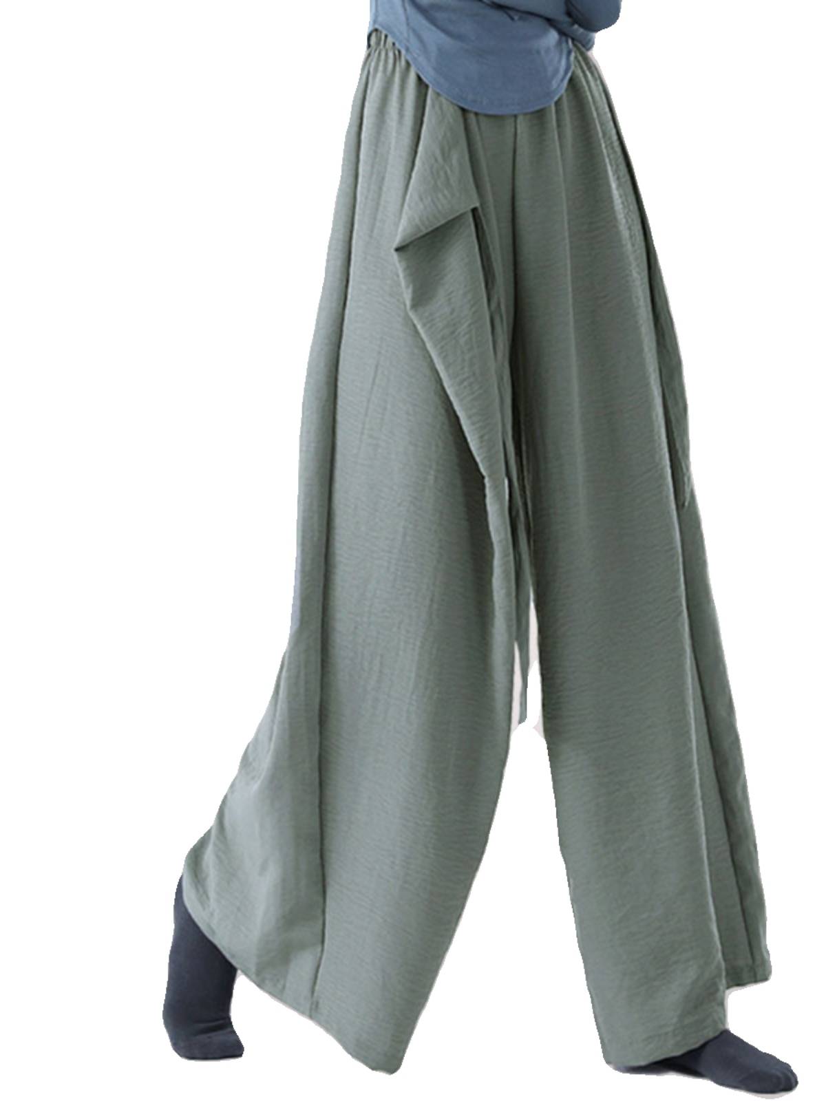 2024 New Modern Dance Practice Dance Fun Lead, Broad -legged Men and Women Classical Dance Pants Loose Professional Dance Pants