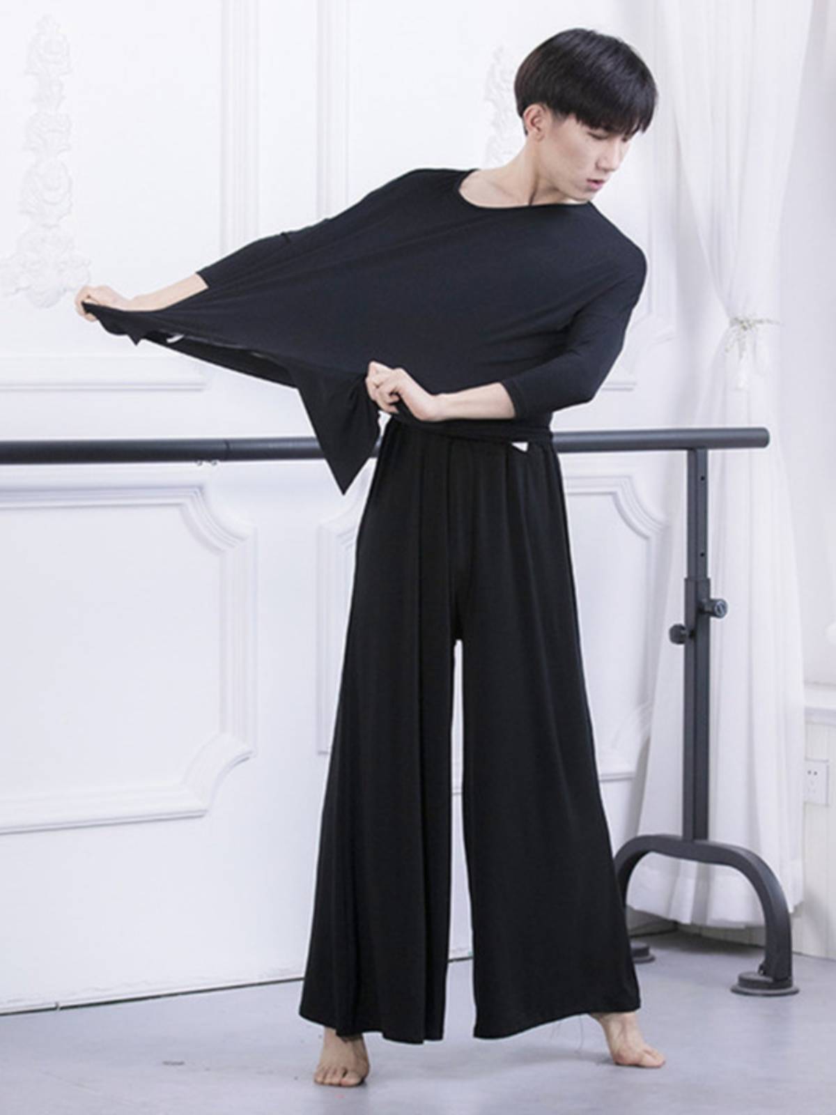 Modern dance service boys loose Model practice suit jazz Latin ballet art test rehearsal performance service