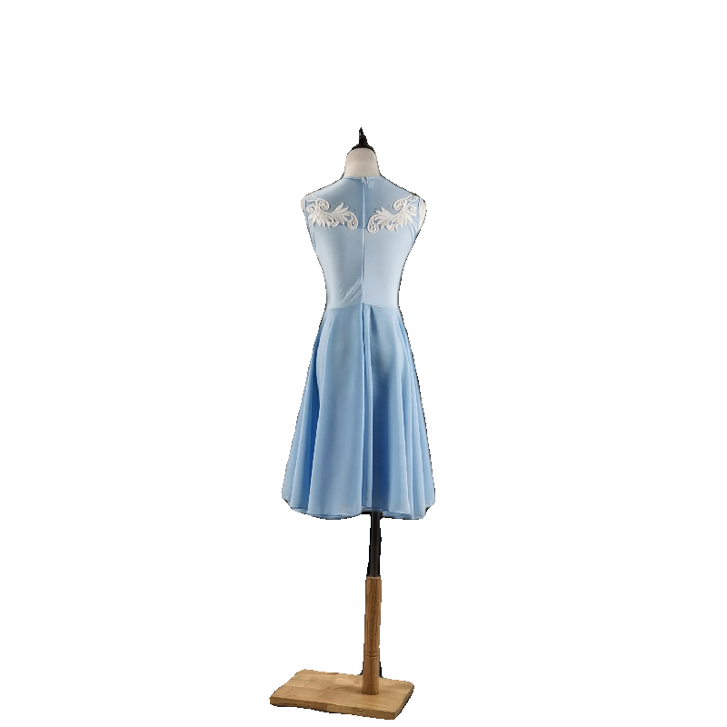 Modern dance and dance clothing female classroom same sleeveless dress, short skirt, elegant yarn skirt, showing performance