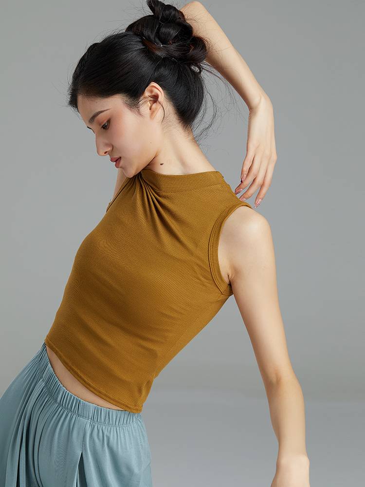 Dance Dance Modern Dance Practice Dance Dance Real Estate Slim Classical Dance Dance Top Summer sleeveless body training suit