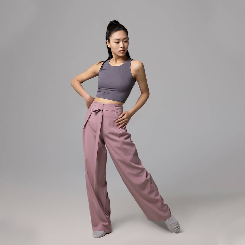 D305 Modern Dance Server wearing a teacher in class clothes practice clothes dancing dancing clothes practice pants summer new dance dress