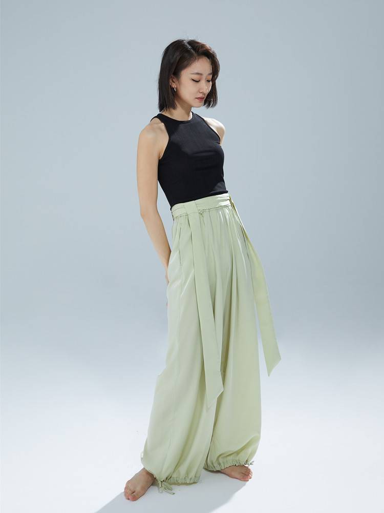 S-30 Dance Pants Female Dance Practice Lantern Pants Bamboo Silk Cotton Classical Dance Modern Dance