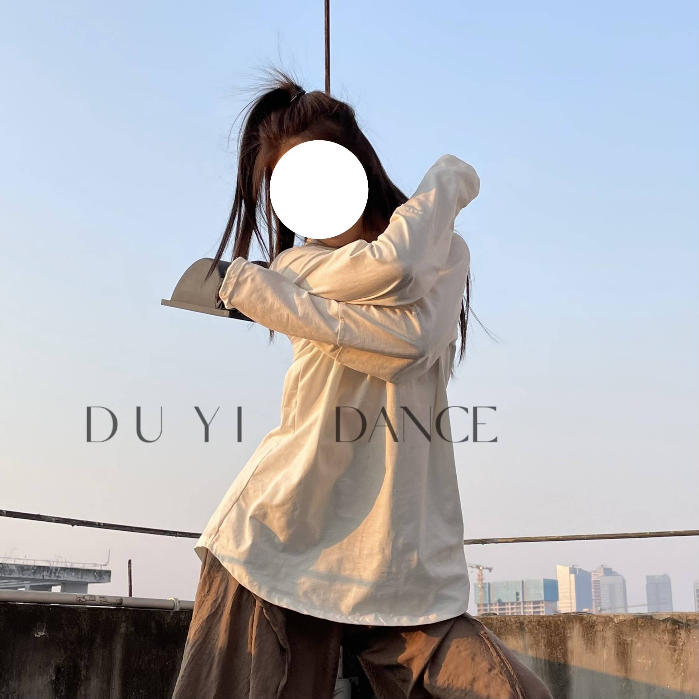 Modern dance top men's and women's same practice dance dance service yoga fitness loose casual bamboo festivals cotton modern dance