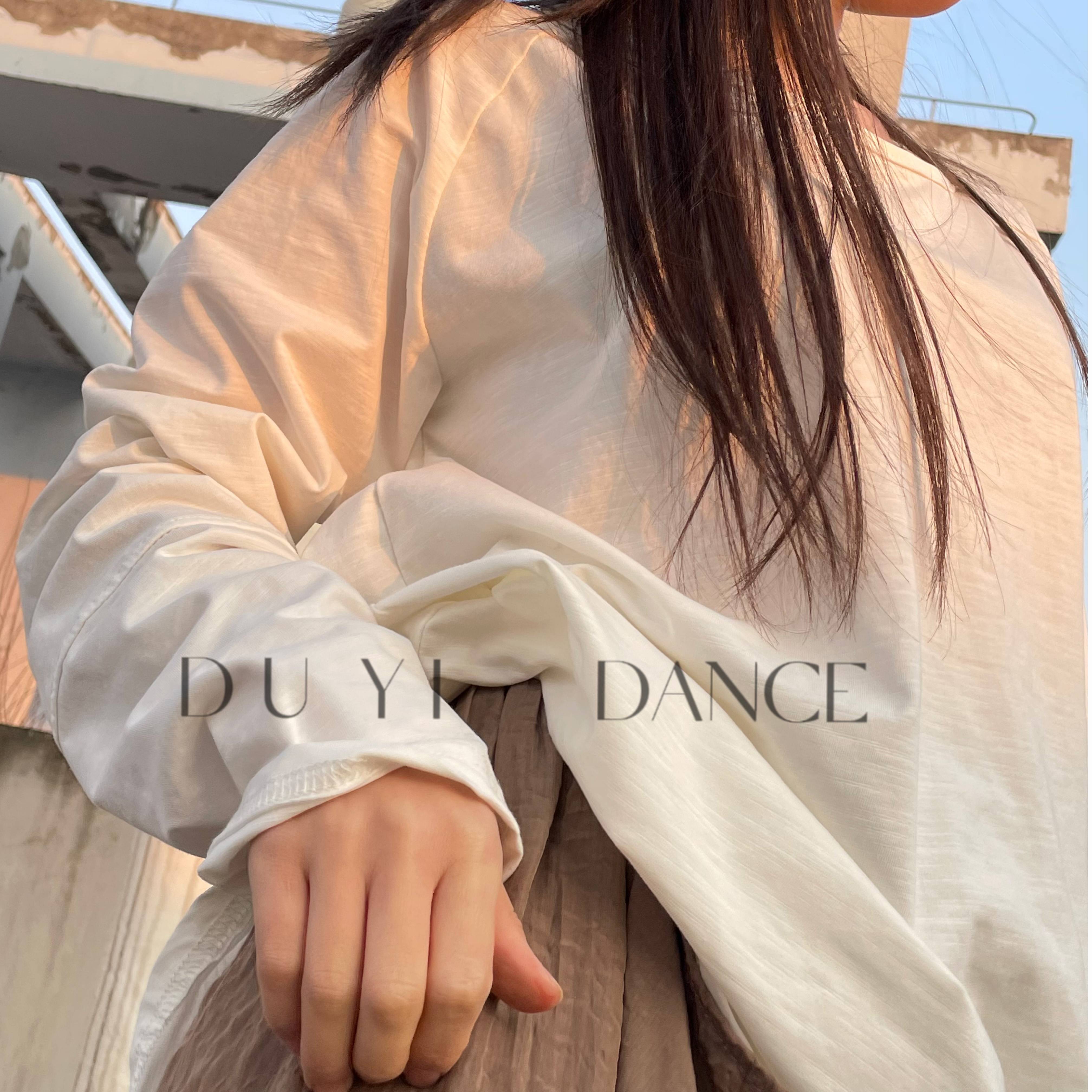 Modern dance top men's and women's same practice dance dance service yoga fitness loose casual bamboo festivals cotton modern dance