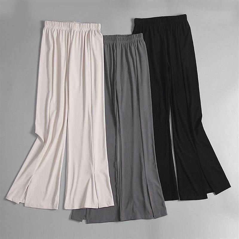 Dance practice pants women's loose micro -lake split straight trousers Chinese classical dance base training pants modern dance