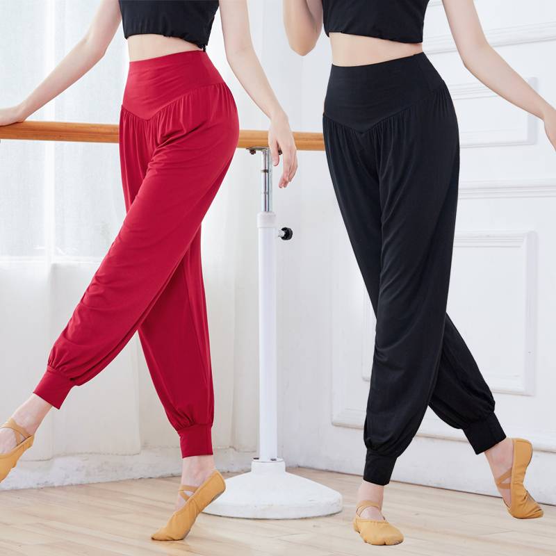 Dance pants female lantern trousers practice pants Modal dance clothes jacket loose shape clothes modern dance exercises summer