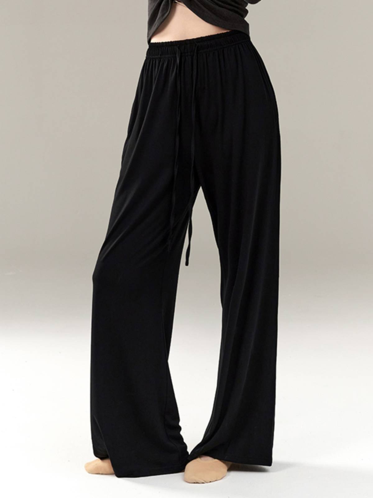 dancetoday Modern dance pants women's loose, elegant wide legs long pants practice pants tutor figure dance service