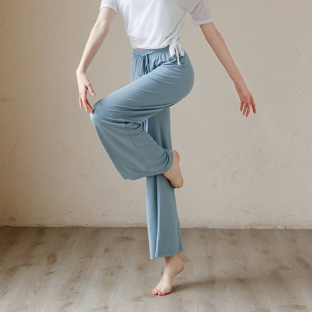 Autumn Art Copper Modern Dance Cloud Pants Chinese Classical Dance Pants Loose Naoqi Wide Wide Pants