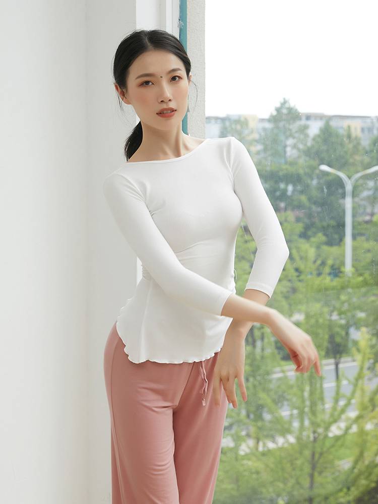 Spring and Summer Classical Dance Practice Performance Services Performance Services Modern Dance -shaped Back Top
