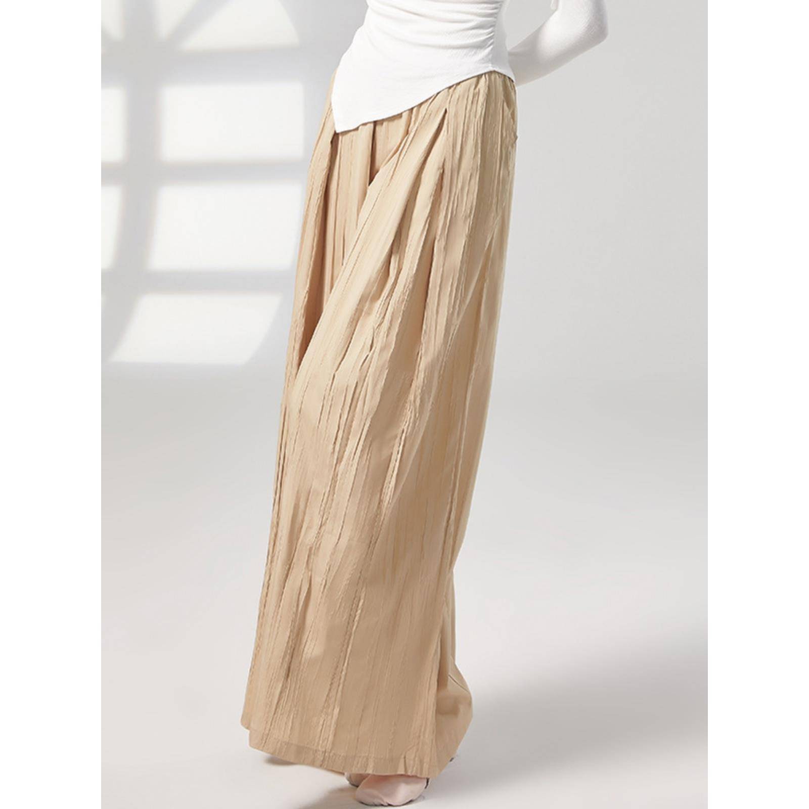 Modern dance exercises, autumn and winter wide -leg pants, Chinese classical dance clothing female teacher teacher class dance pants